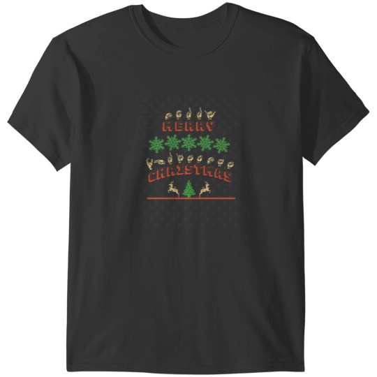 Discover ASL Merry Christmas American Sign Language GIft T-Shirts