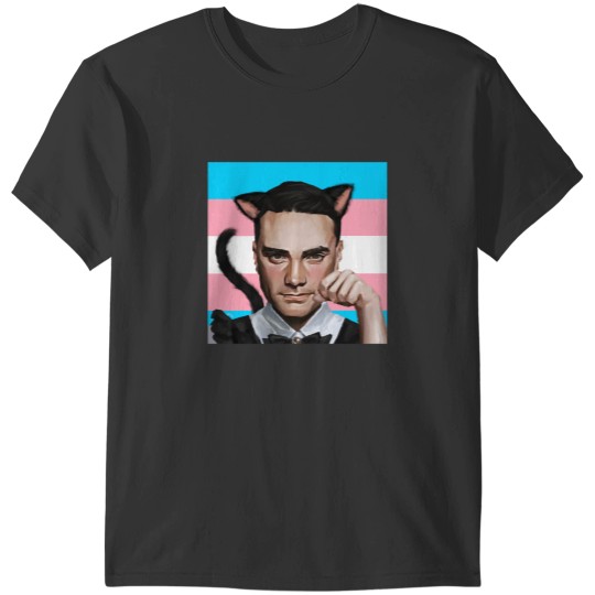 Discover Ben Shapiro Catboy maid Trans pride flag T-Shirts