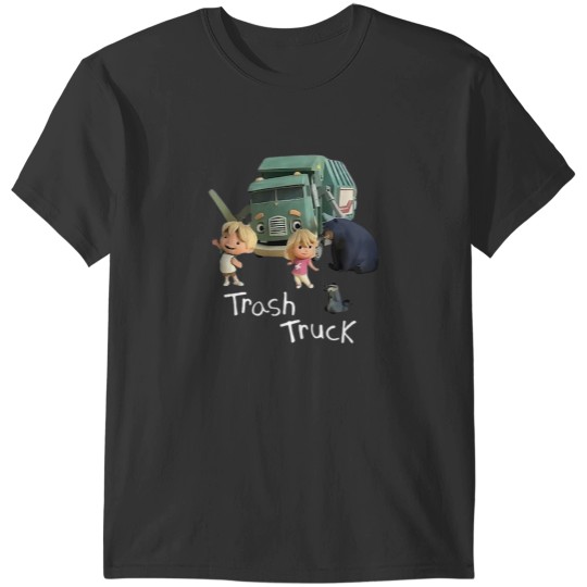 Discover Trash Truck Cast Birthday Cake T-Shirt