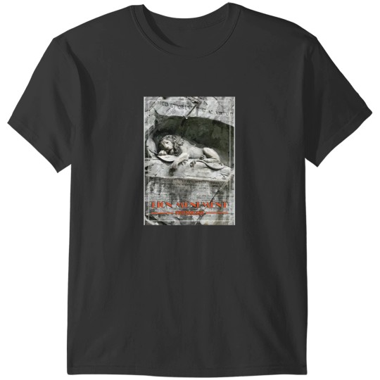 Discover Guardian_s Repose, Lion of Lucerne Active T-Shirts