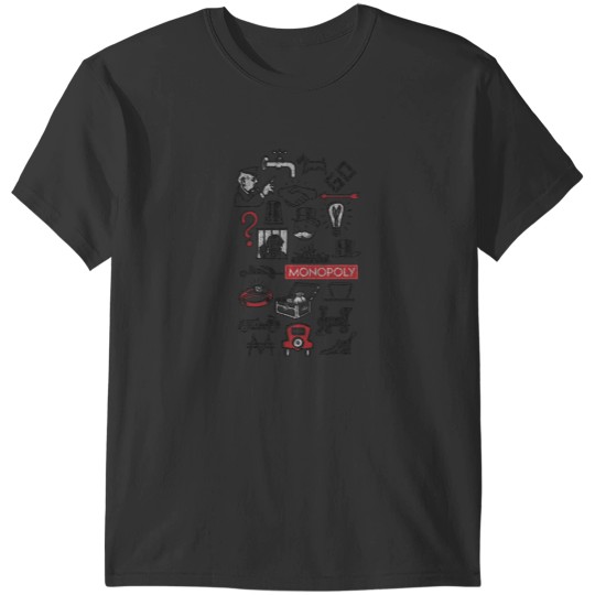 Discover Monopoly Icons T-Shirts