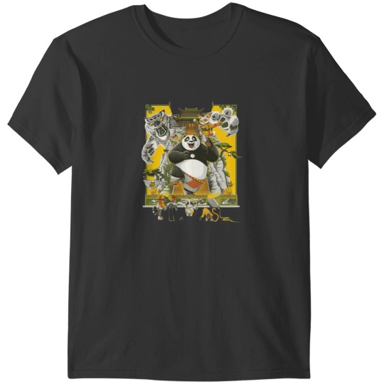 Discover Kung Fu Panda Movie Artwork T-Shirts