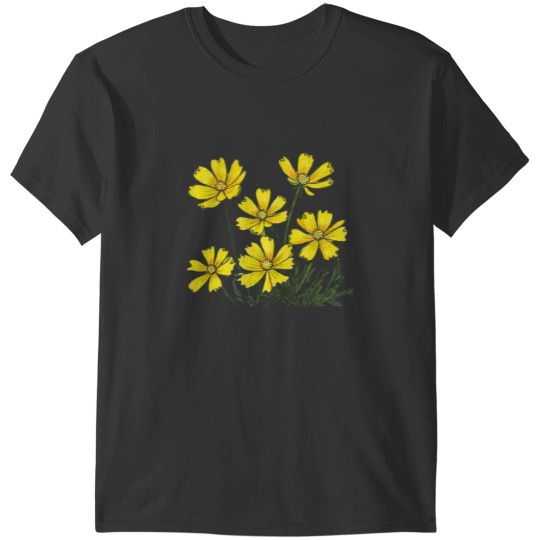 Discover Golden Cosmos Bloom Classic T-Shirts