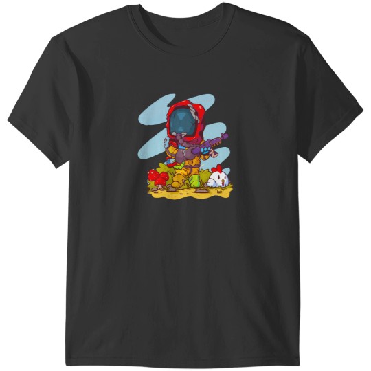 Discover Rust Cute Hazmat Suit T-Shirts