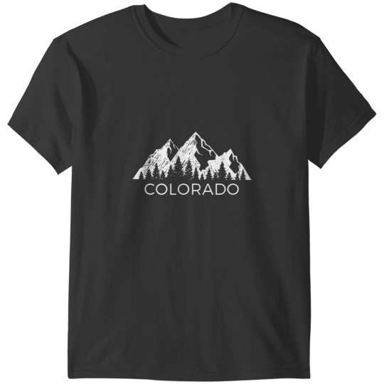Discover Colorado T Shirt Cool Colorado Rocky Mountains Tee T-Shirts