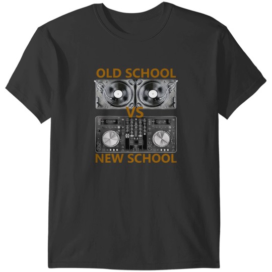 Discover Old School DJ VS New School DJ HouseDance Music T-Shirts