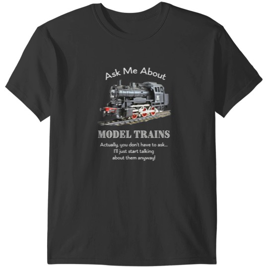 Discover Funny Model Train Fan Ask me about model trains Essential T-Shirts