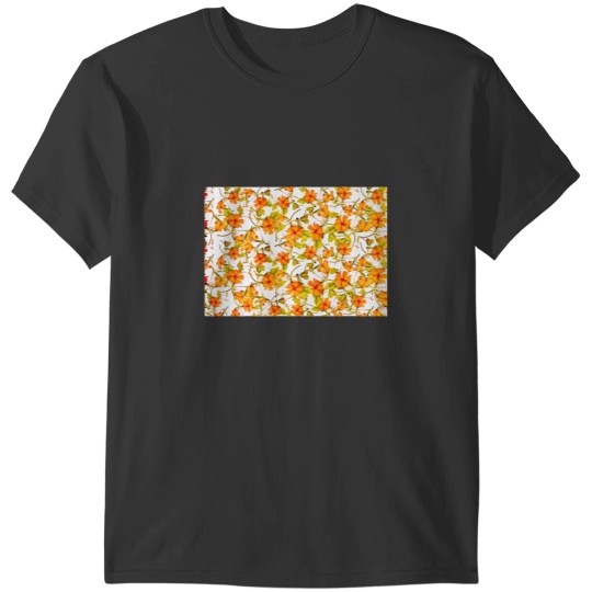Discover Yellow Flowers Premium Scoop T-Shirts