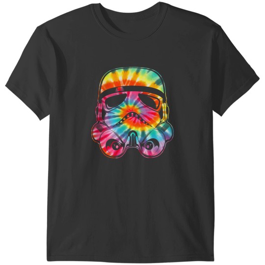 Discover Star Warss Stormtrooper Tie Dye Big Face T-Shirts