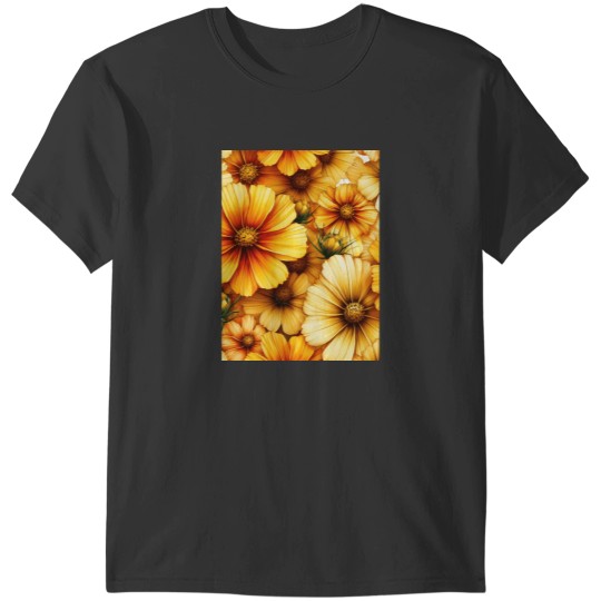 Discover Vibrant Yellow Cosmos Flowers Add a Splash of Sunshine to Your Space Classic T-Shirts