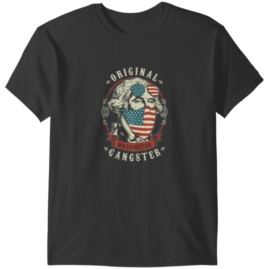 Discover George Washington Original Gangster 4th of July Tank Top T-Shirts