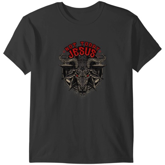 Discover Not Today Jesus Funny Satanic Athesist Tees T-Shirts