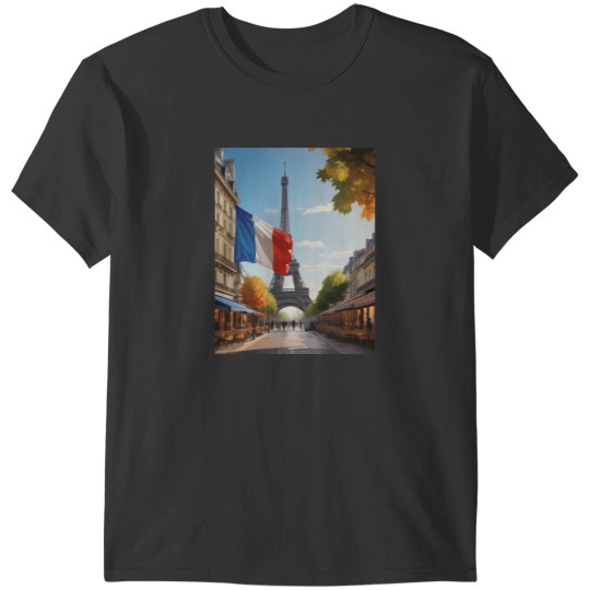 Discover Eiffel tower - Paris - France Classic T-Shirts