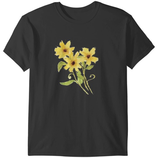 Discover Yellow Flowers Classic T-Shirts