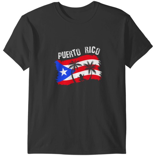 Discover Distressed Style Puerto Rico Frog Gift design Puerto Rico! T-Shirts
