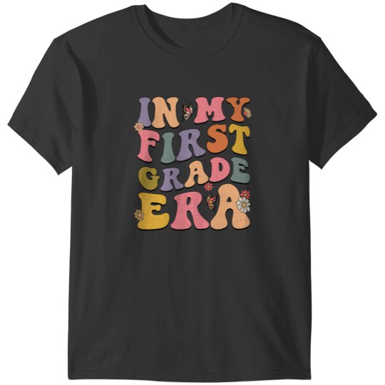 Discover Groovy In My First Grade Era Back To School Teachers Kids T-Shirts