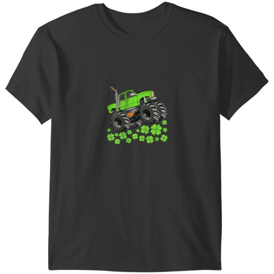 Discover Boys St Patricks Day Toddler Lucky Monster Truck T-Shirts