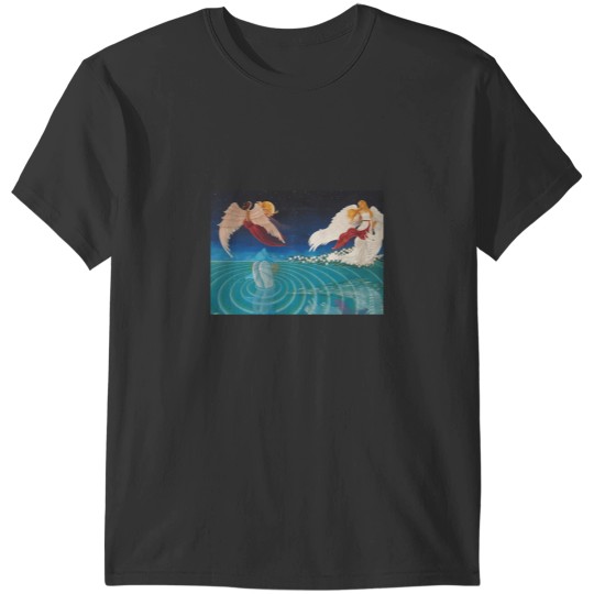 Discover Dolphin Communes With Angels T-Shirts