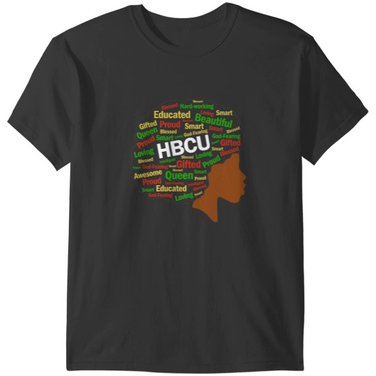 Discover Women HBCU Grad Afro History Girls Historical Black College T-Shirts