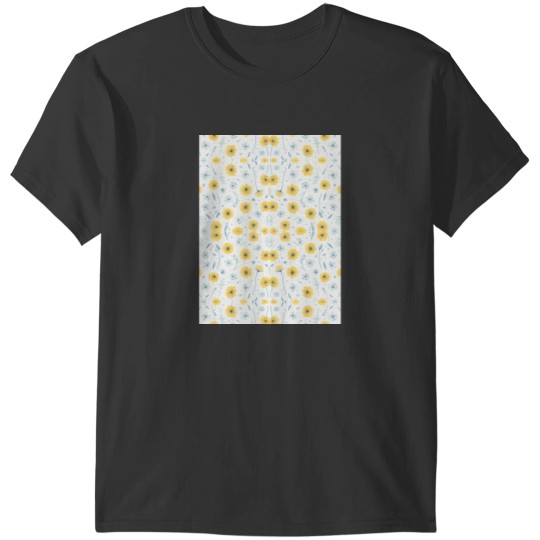 Discover Delicate dandelion in a meadow pattern Graphic T-Shirts