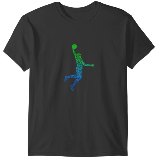 Discover Basketball Player Dunking Symbols Boys Kids Men T-Shirts