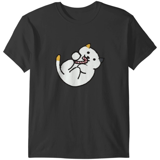 Discover Neko Atsume Dottie with Candy Cane Classic T-Shirts