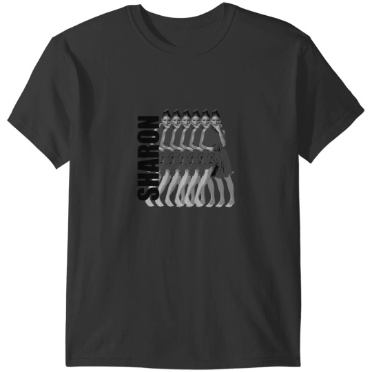 Discover Sharon Tate Tease Repeat Black Active T-Shirts