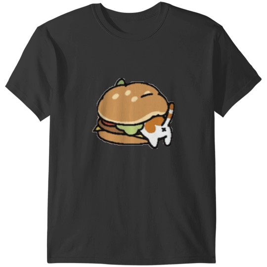 Discover Neko Atsume Cheese Burger Classic T-Shirts