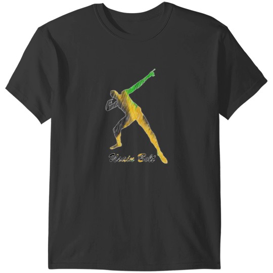 Discover Usain Bolt Jamaica Man Design Classic T-Shirts