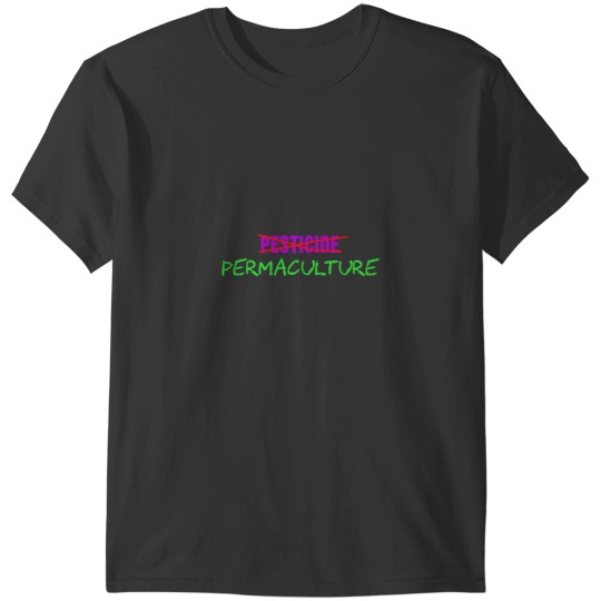 Discover NO PERMACULTURE PESTICIDE Fitted Scoop T-Shirts