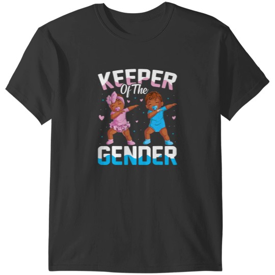 Discover Keeper of the Gender Baby Party Gender Reveal Announcement T-Shirts