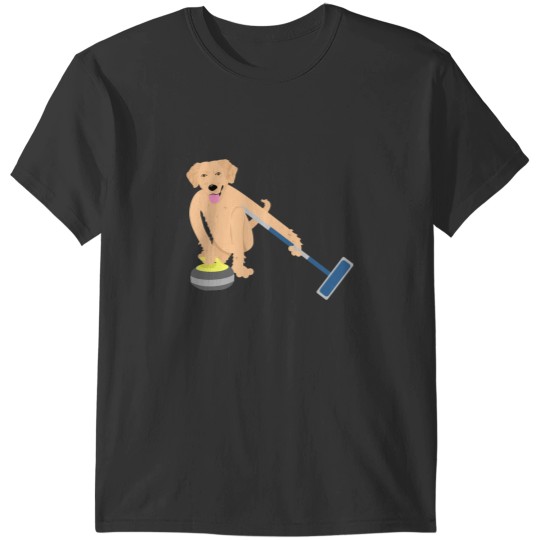 Discover Golden Retriever Curling Classic T-Shirts