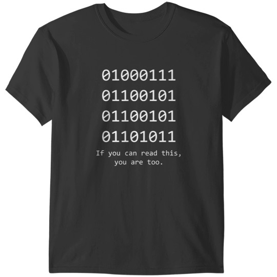 Discover Funny Computer Binary Code Programmer Developer Geek Gift T-Shirts
