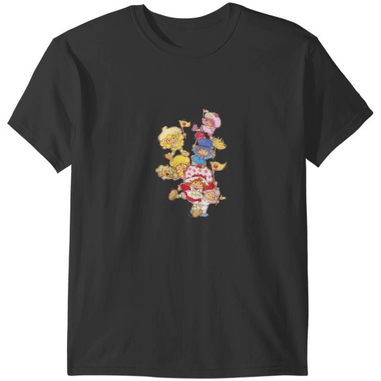 Discover Strawberry Shortcake Cheering Friends Group Shot T-Shirts
