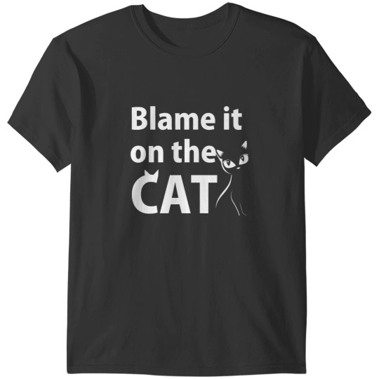 Discover Blame it on the Cat Funny Dog Lovers T-Shirts
