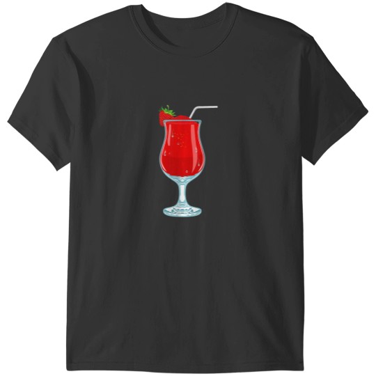 Discover Strawberry Daiquiri Cocktail Drinking Party Girl T-Shirts