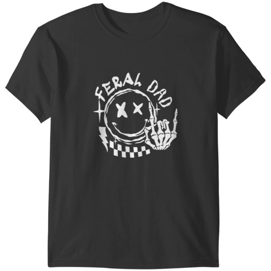 Discover dad fars day pocket print somebodys feral dad T-Shirts