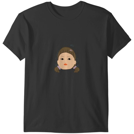 Discover The Squid Cosplay robot doll shadow background T-Shirts