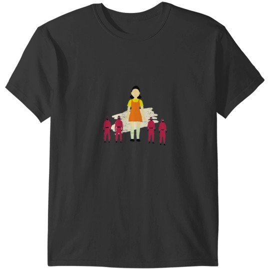 Discover The Squid Cosplay robot doll T-Shirts