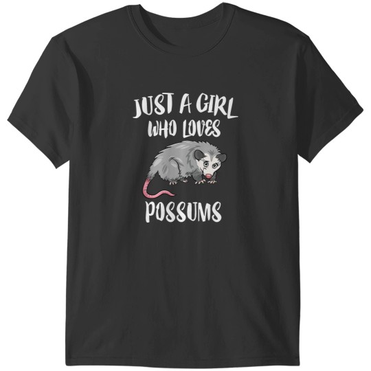 Discover Just A Girl Who Loves Possums Animal Gift T-Shirts