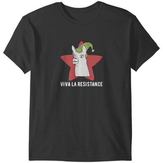 Discover Llamas With Hats Viva La Resistance T-Shirts