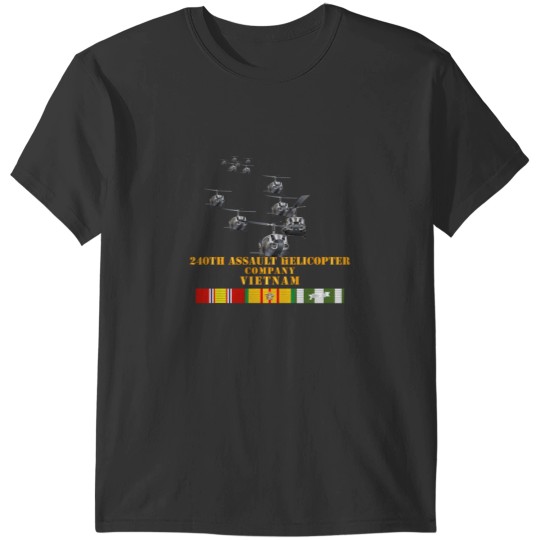 Discover 240Th Assaults Helicopter Co W Vn Svc T-Shirts