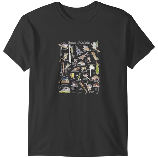 Discover Possumss of Australia (with names) T-Shirts