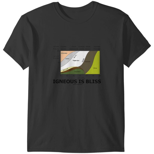Discover Igneous Is Bliss Geology Rock Geek Humor T-Shirts