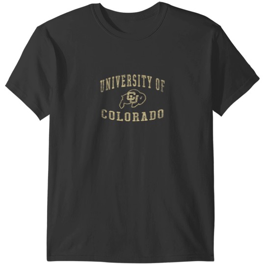 Discover Colorado Buffaloes University  Logo White T-Shirts