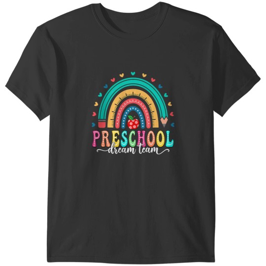 Discover Preschool Dream Team Pencil Happy First Day Of School T-Shirts