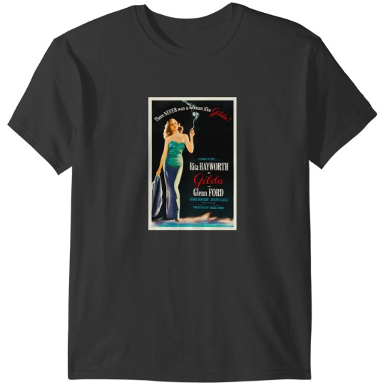 Discover Gilda 1946 Starring Rita Hayworth Theatrical Release Poster T-Shirts