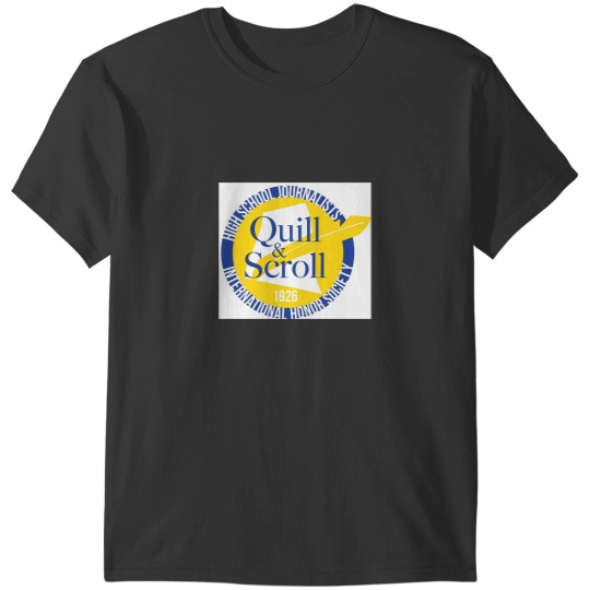 Discover Quill And Scroll (Journalism) Honor Society- Circle 1369 T-Shirts