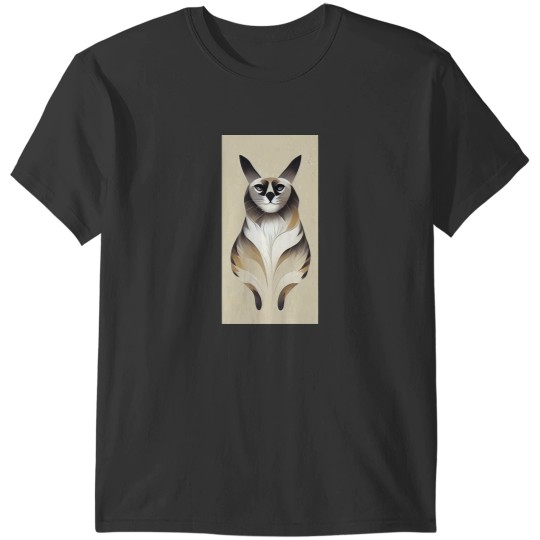 Discover Abstract Balinese cat T-Shirts