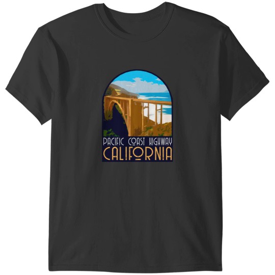 Discover Pacific Coast Highway Decal 64 T-Shirts